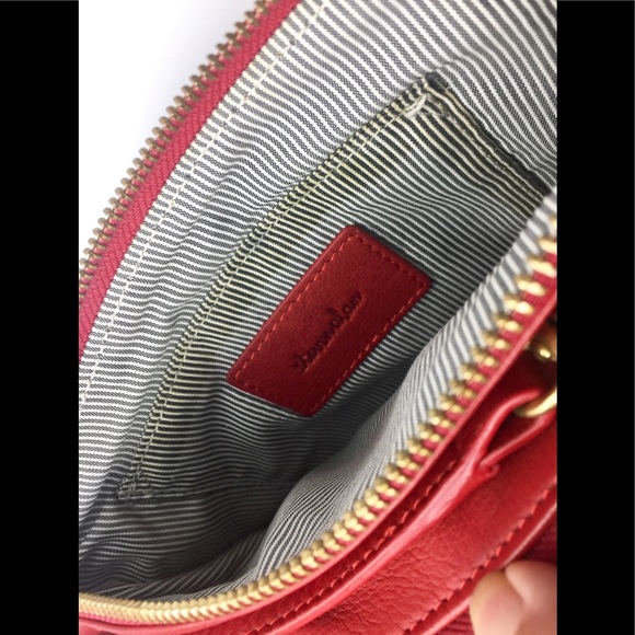 Steven Alan Red Leather Crossbody Bag - Picture 7 of 15